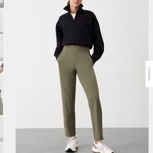 Athlete Brooklyn mid-rise ankle pants Size 16 Moss Green